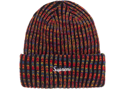 Supreme Rainbow Loose Gauge Beanie (FW25) Black