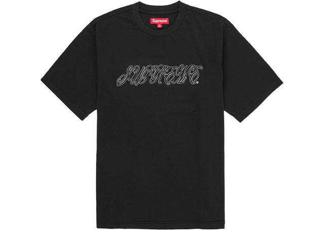 Supreme Raised Script S/S Top Black