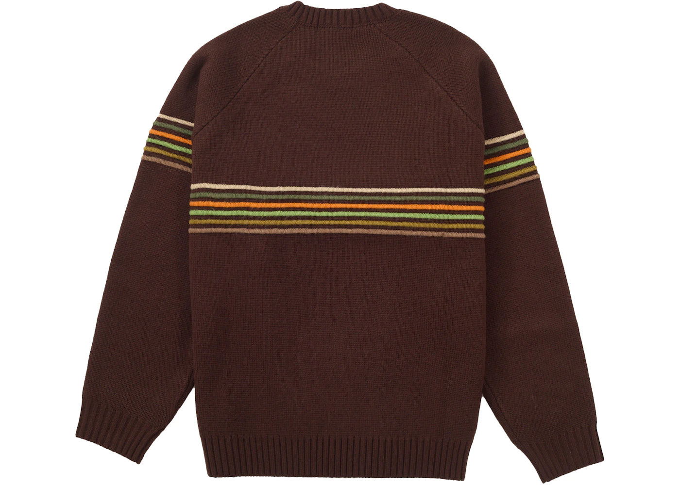 Supreme Raised Stripe Sweater Brown - vue secondaire B