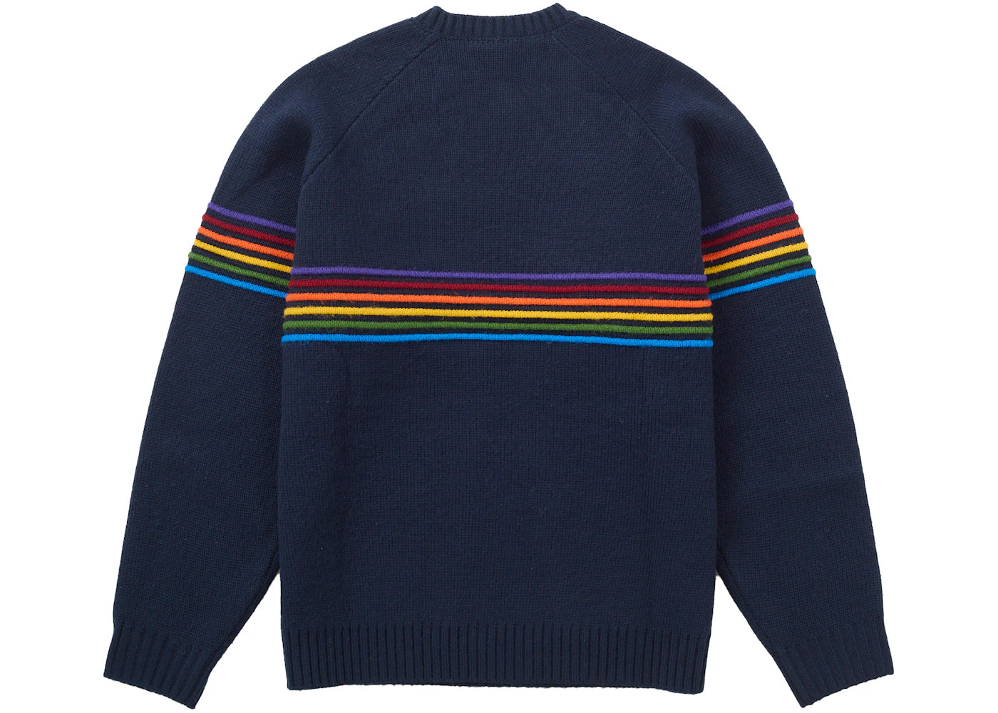 Supreme Raised Stripe Sweater Navy - vue secondaire A