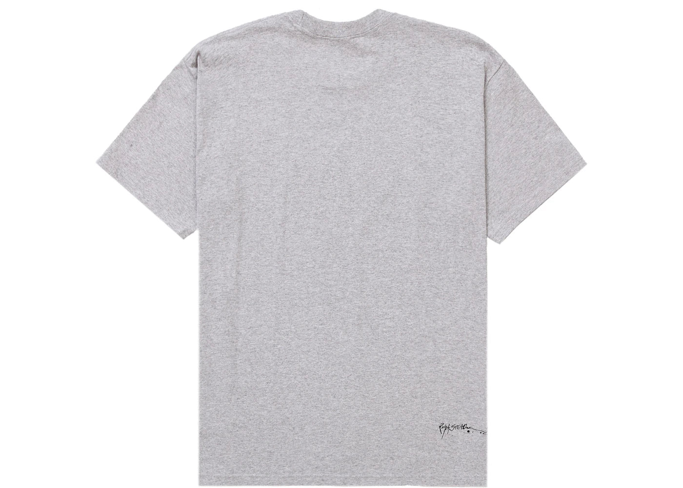 Supreme Ralph Steadman Box Logo Tee Heather Grey - vue secondaire B