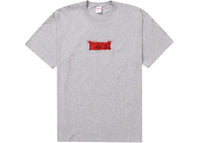 Supreme Ralph Steadman Box Logo Tee Heather Grey
