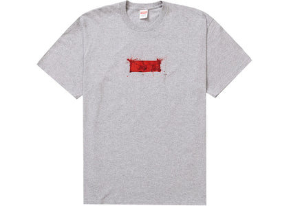 Supreme Ralph Steadman Box Logo Tee Heather Grey - product view 2