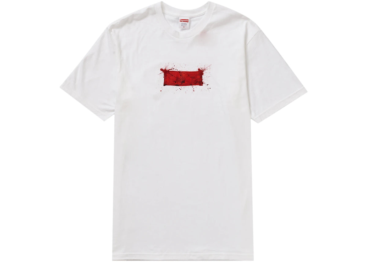 Supreme Ralph Steadman Box Logo Tee White - vue 360