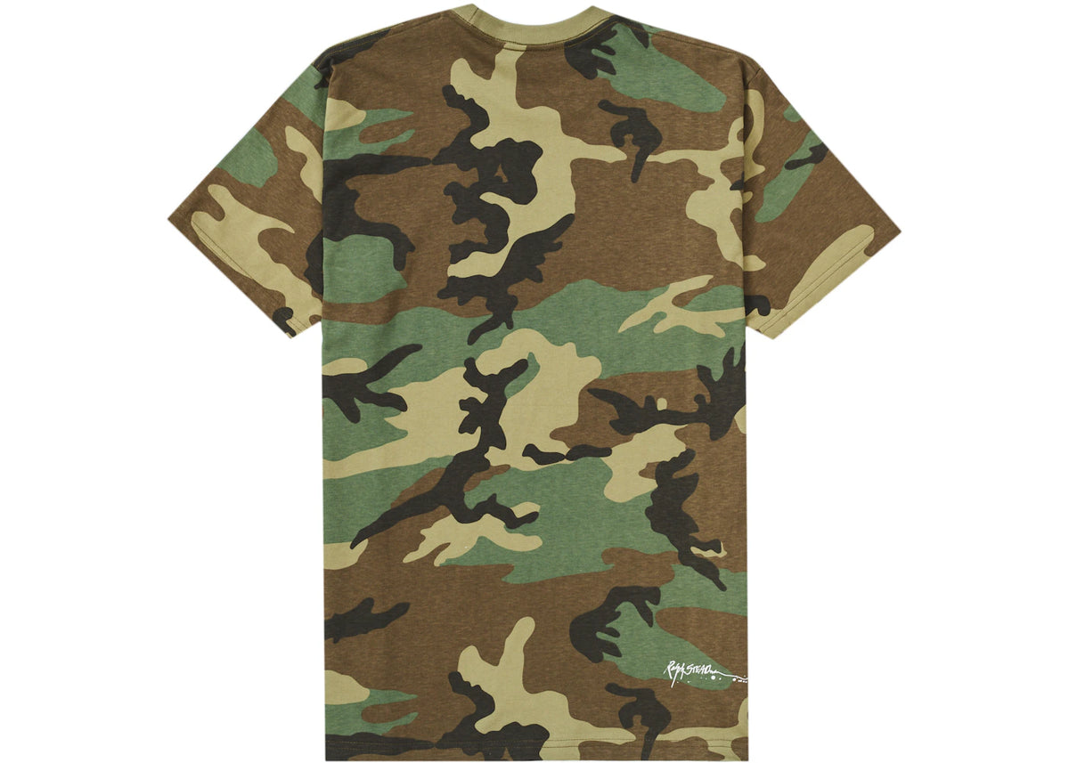 Supreme Ralph Steadman Skull Tee Woodland Camo - vue secondaire B