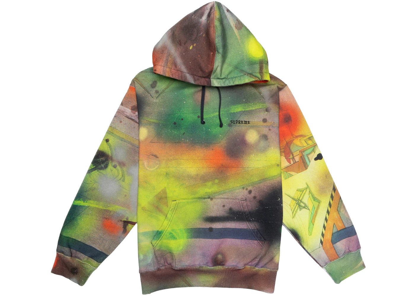 Supreme Rammellzee Hooded Sweatshirt Multicolor - vue secondaire A
