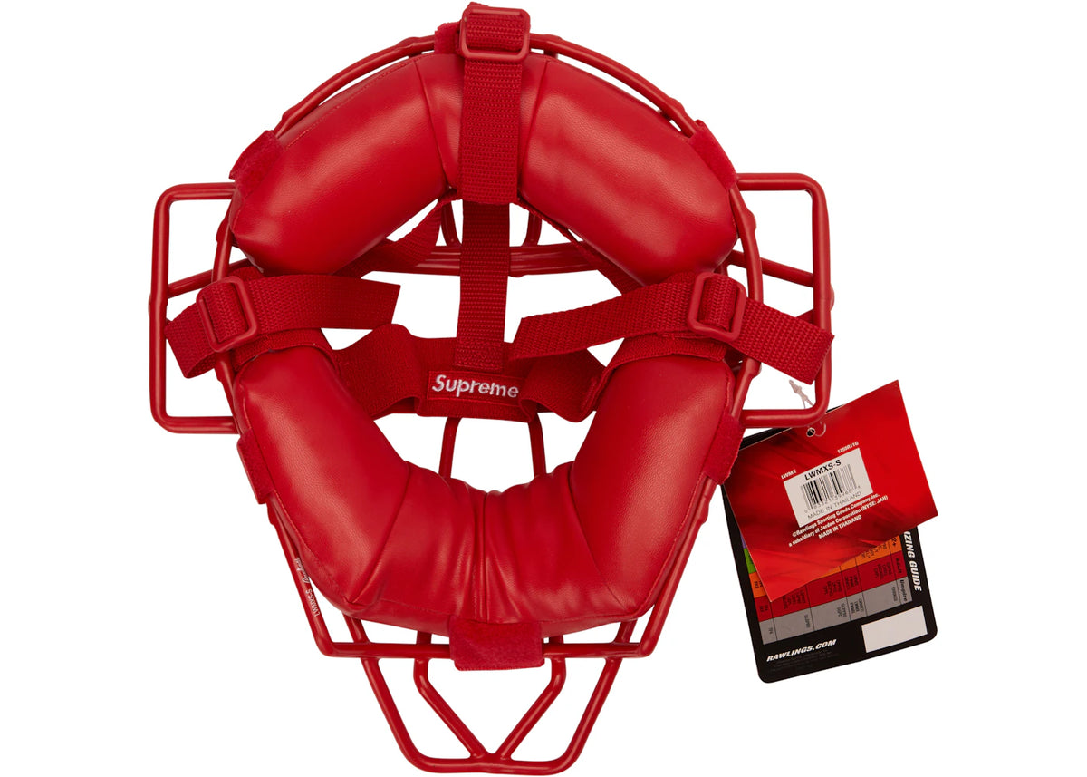 Supreme Rawlings Catcher's Mask Red - vue secondaire B