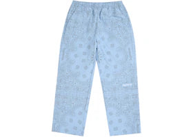 Supreme Reflective Bandana Track Pant Light Blue