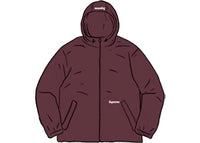 Supreme Reflective Zip Hooded Jacket Purple