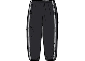 Supreme Reflective Zip Track Pant Black - vue 360