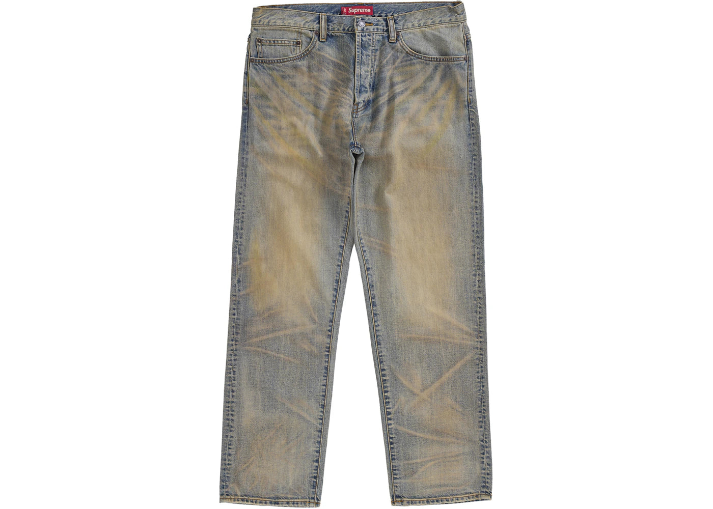 Supreme Regular Jean (FW25) Dirty Indigo - vue 360