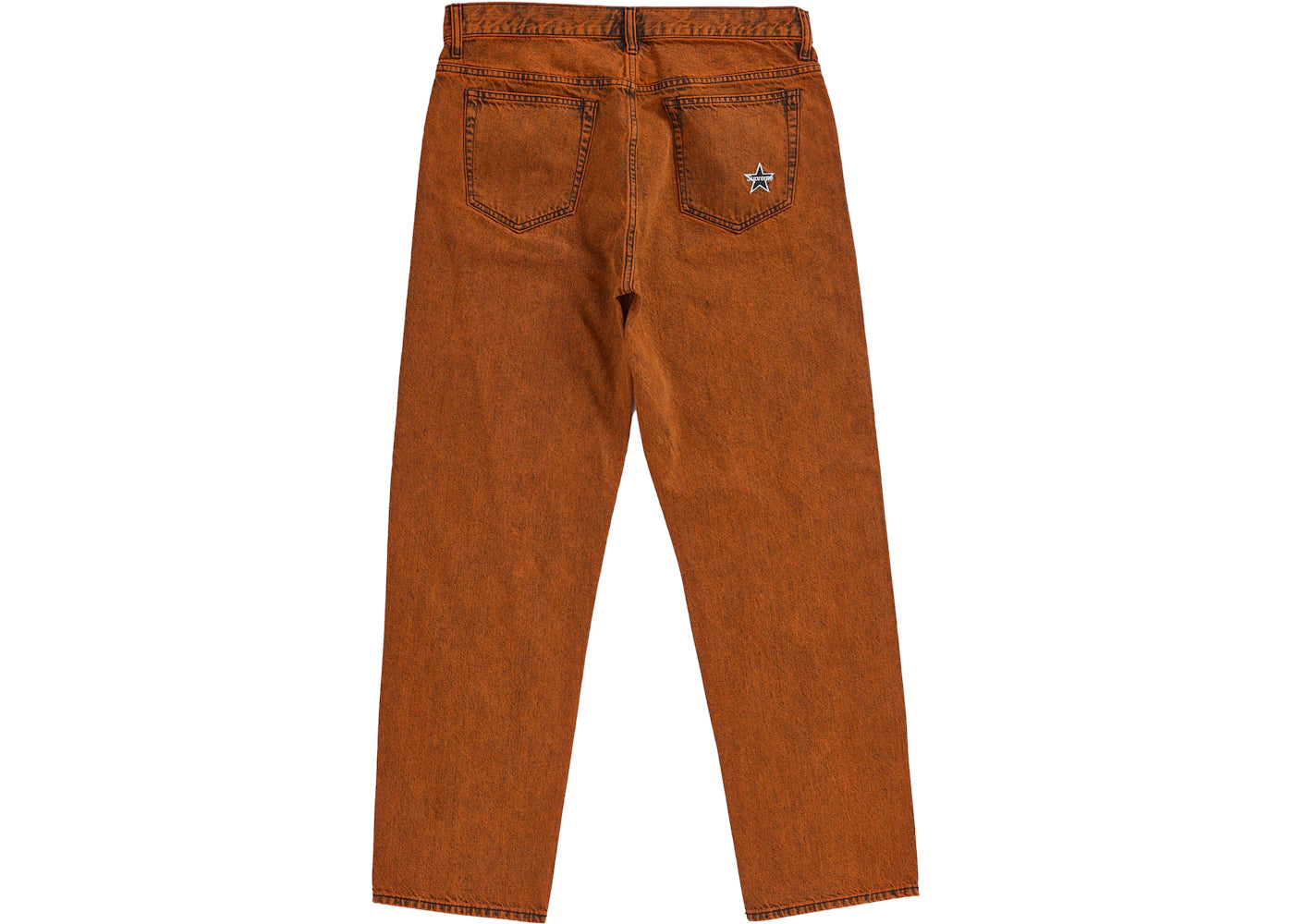 Supreme Regular Jean (FW25) Overdyed Orange - vue secondaire B