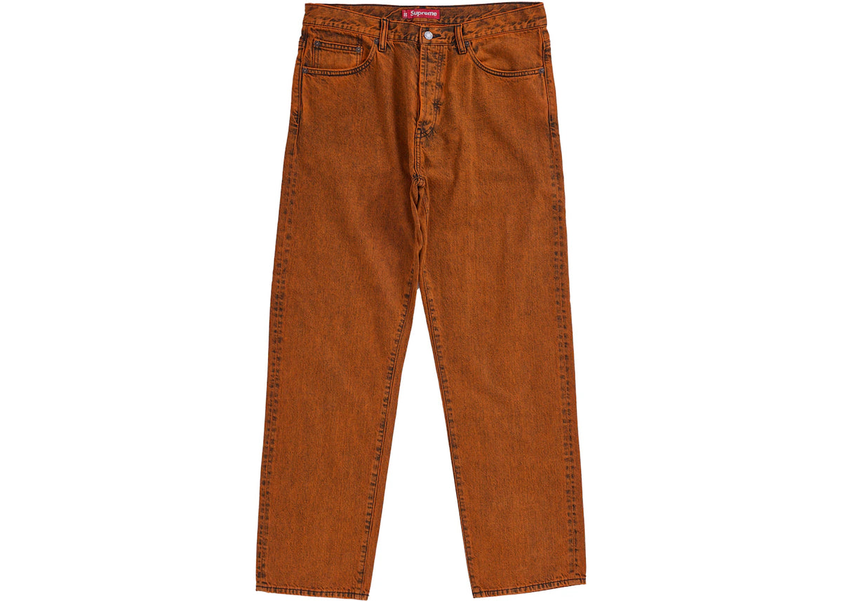 Supreme Regular Jean (FW25) Overdyed Orange - vue secondaire A