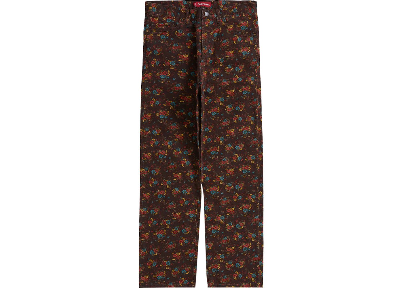 Supreme Regular Jean (SS22) Flowers - vue secondaire A