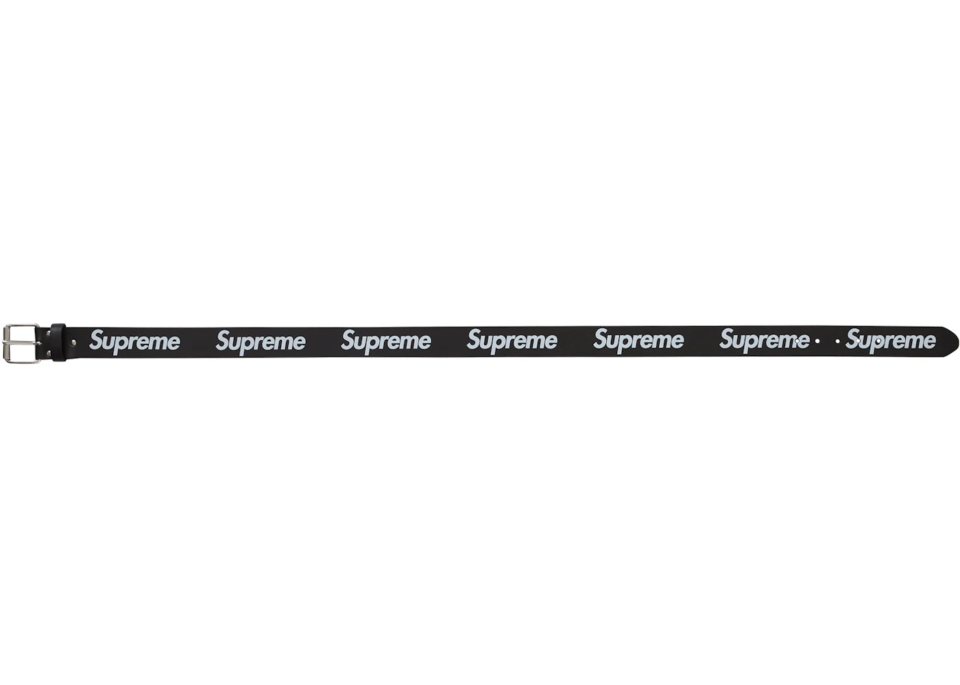 Supreme Repeat Leather Belt (SS23) Black - vue secondaire B