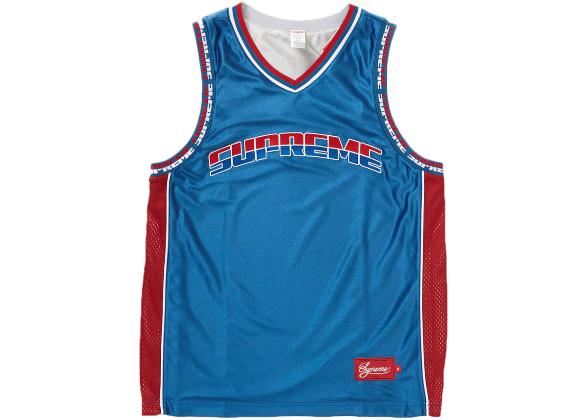 Supreme Reversible Basketball Jersey Royal - vue secondaire A