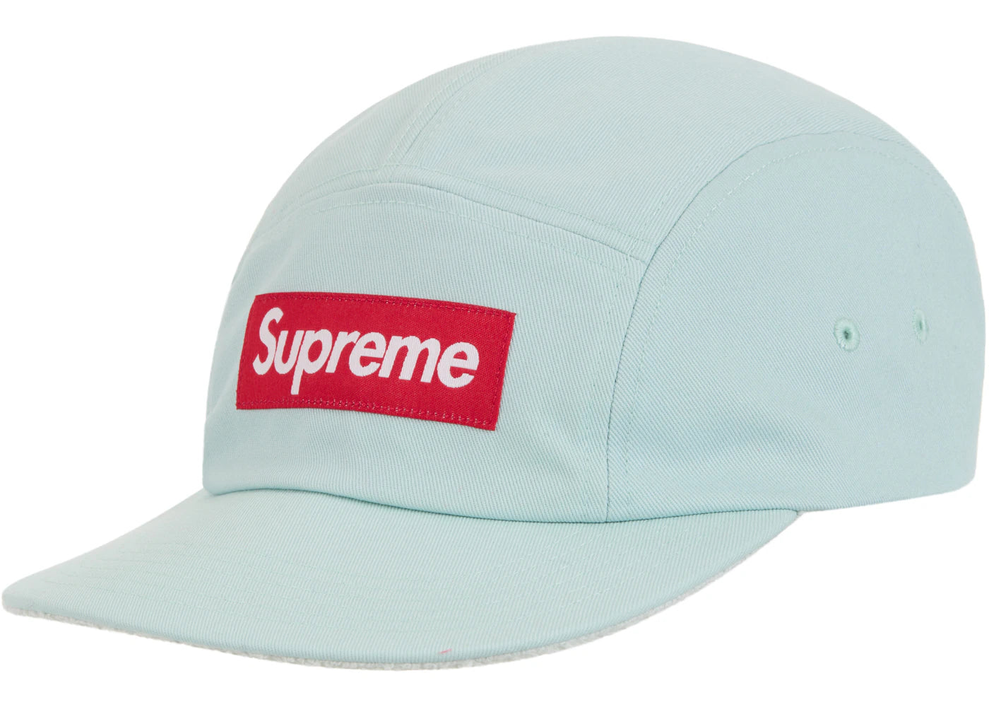 Supreme Reversible Terry Camp Cap Light Blue - vue 360