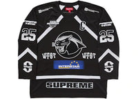 Supreme Rhinestone Hockey Jersey Black