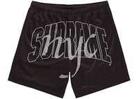 Supreme Rhinestone Mesh Short Black