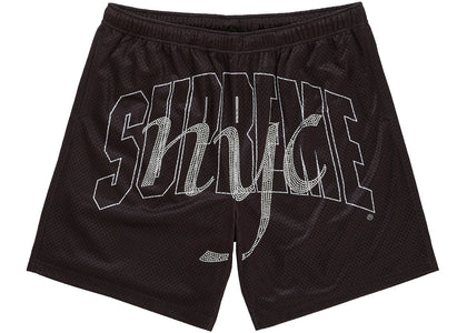Supreme Rhinestone Mesh Short Black - product view 2