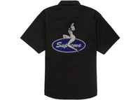 Supreme Rhinestone Pin Up S/S Work Shirt Black