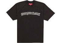 Supreme Rhinestone Raglan S/S Top Black