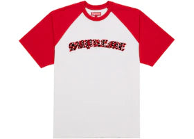 Supreme Rhinestone Raglan S/S Top White - vue 360