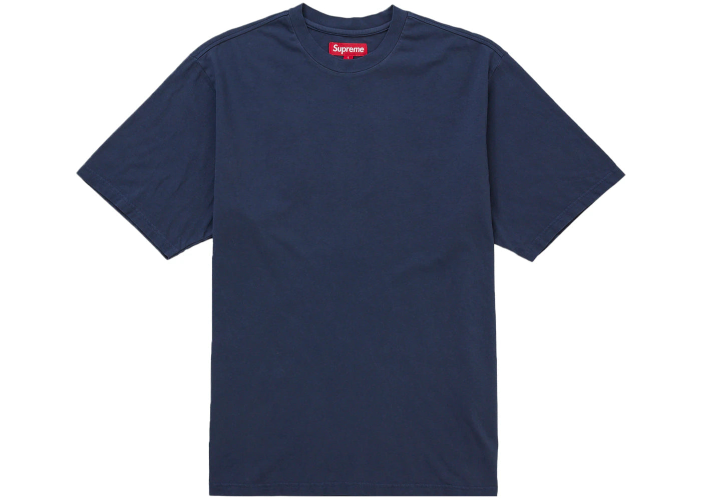 Supreme Rhinestone Script S/S Top Navy - vue secondaire B