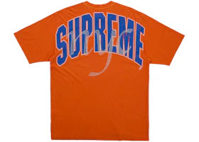 Supreme Rhinestone Script S/S Top Orange