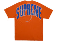 Supreme Rhinestone Script S/S Top Orange