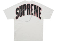 Supreme Rhinestone Script S/S Top White