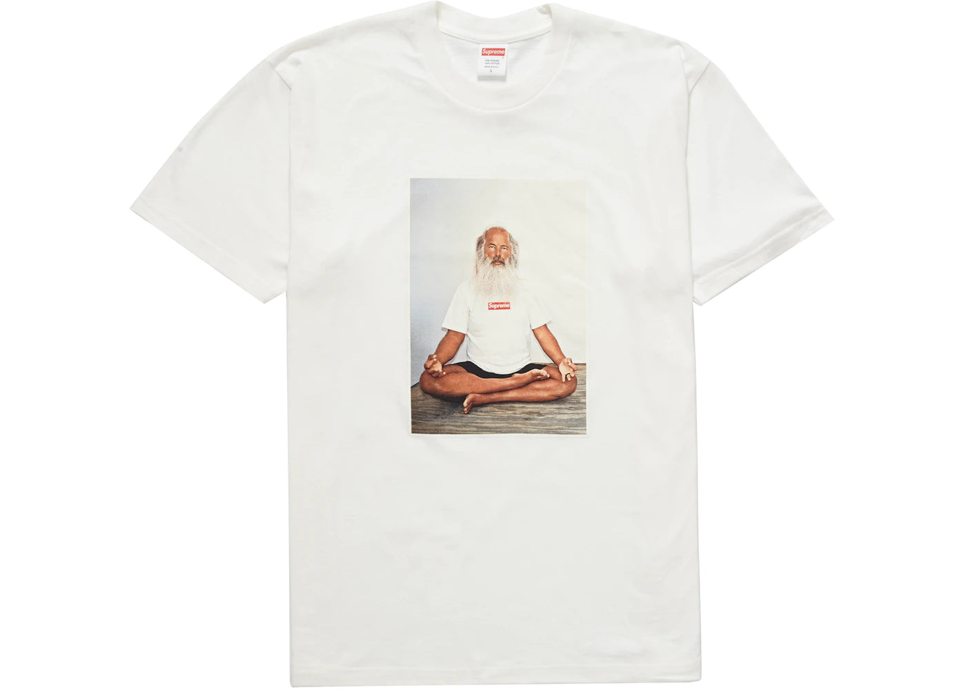 Supreme Rick Rubin Tee White - vue 360