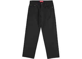 Supreme Rigid Loose Fit Selvedge Jean (SS26) Rigid Black