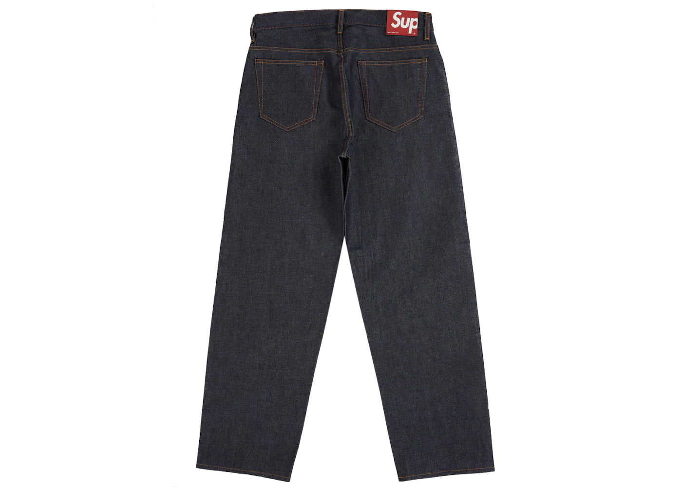 Supreme Rigid Loose Fit Selvedge Jean (SS26) Rigid Indigo - vue secondaire B