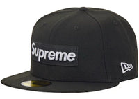Supreme Rings Box Logo New Era 59Fifty Fitted Hat Black