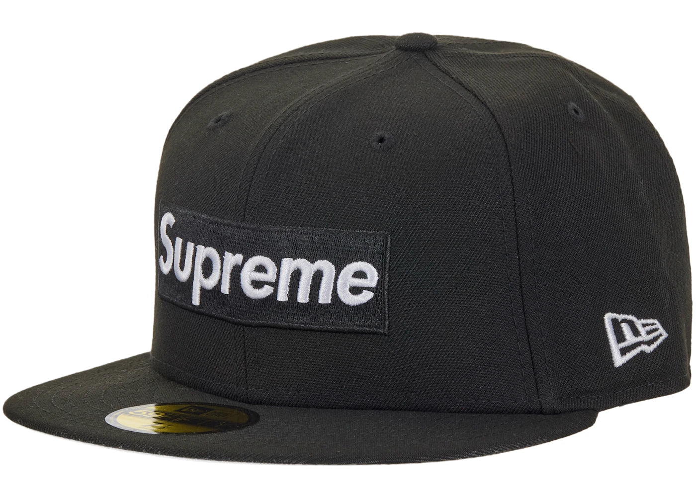 Supreme Rings Box Logo New Era 59Fifty Fitted Hat Black - vue secondaire A