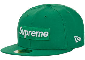 Supreme Rings Box Logo New Era 59Fifty Fitted Hat Green