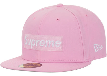 Supreme Rings Box Logo New Era 59Fifty Fitted Hat Pink - product view 2