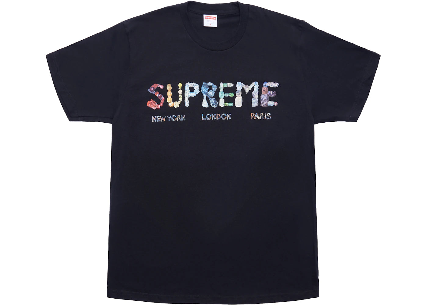 Supreme Rocks Tee Black - vue secondaire A