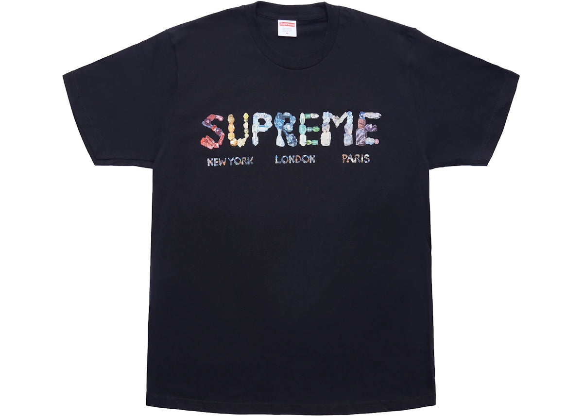 Supreme Rocks Tee Black - vue 360