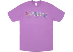 Supreme Rocks Tee Light Purple - vue 360