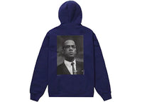 Supreme Roy DeCarava Malcolm X Hooded Sweatshirt Washed Navy