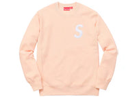 Supreme S Logo Crewneck Peach