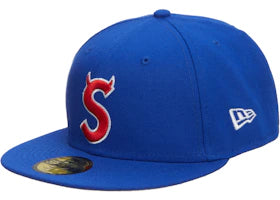 Supreme S Logo New Era (FW22) Royal - vue 360