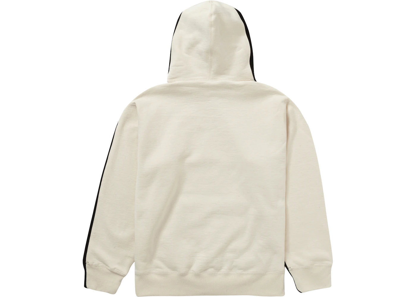 Supreme S Logo Split Hooded Sweatshirt Black - vue secondaire B