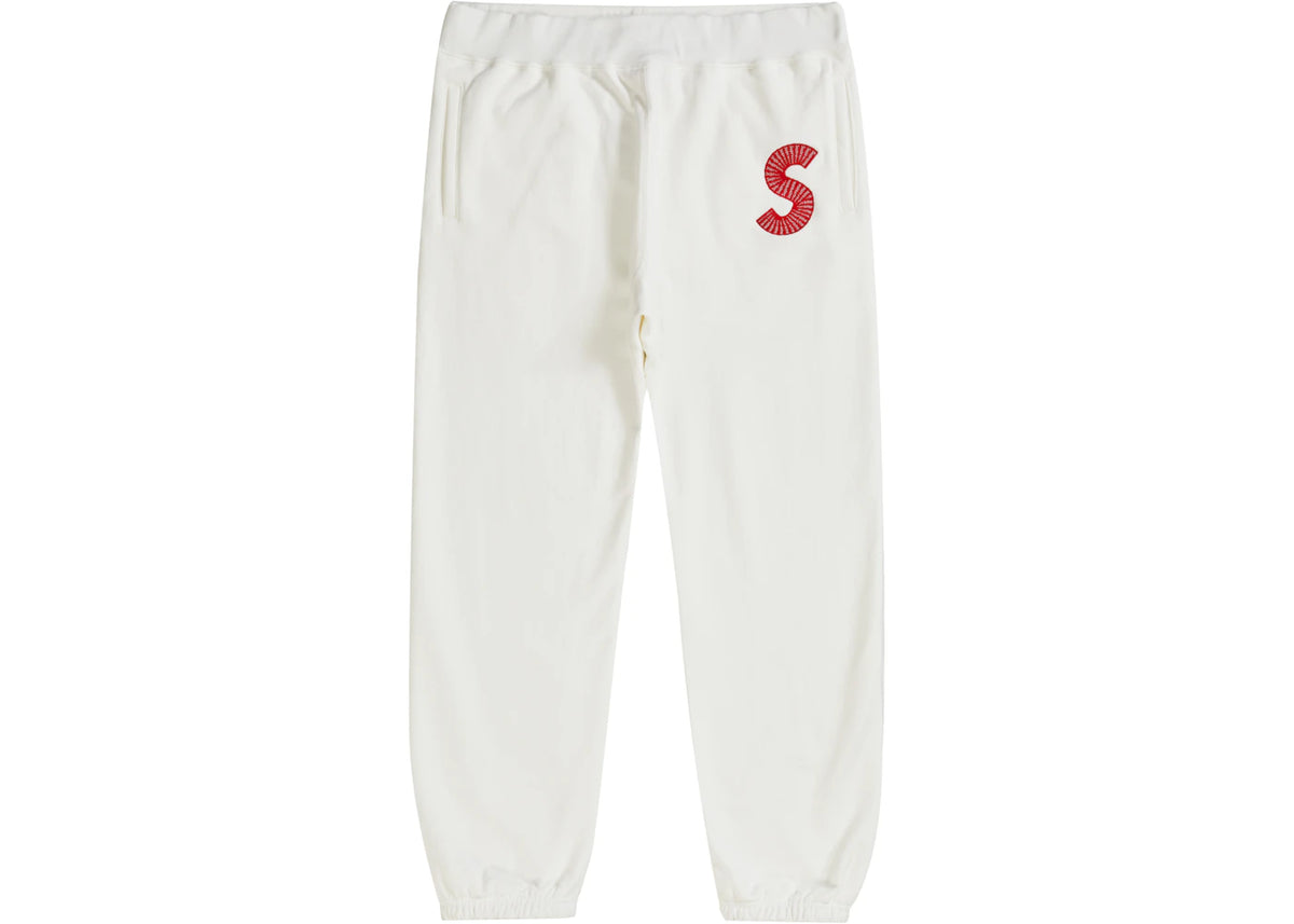 Supreme S Logo Sweatpant (FW20) White - vue secondaire A