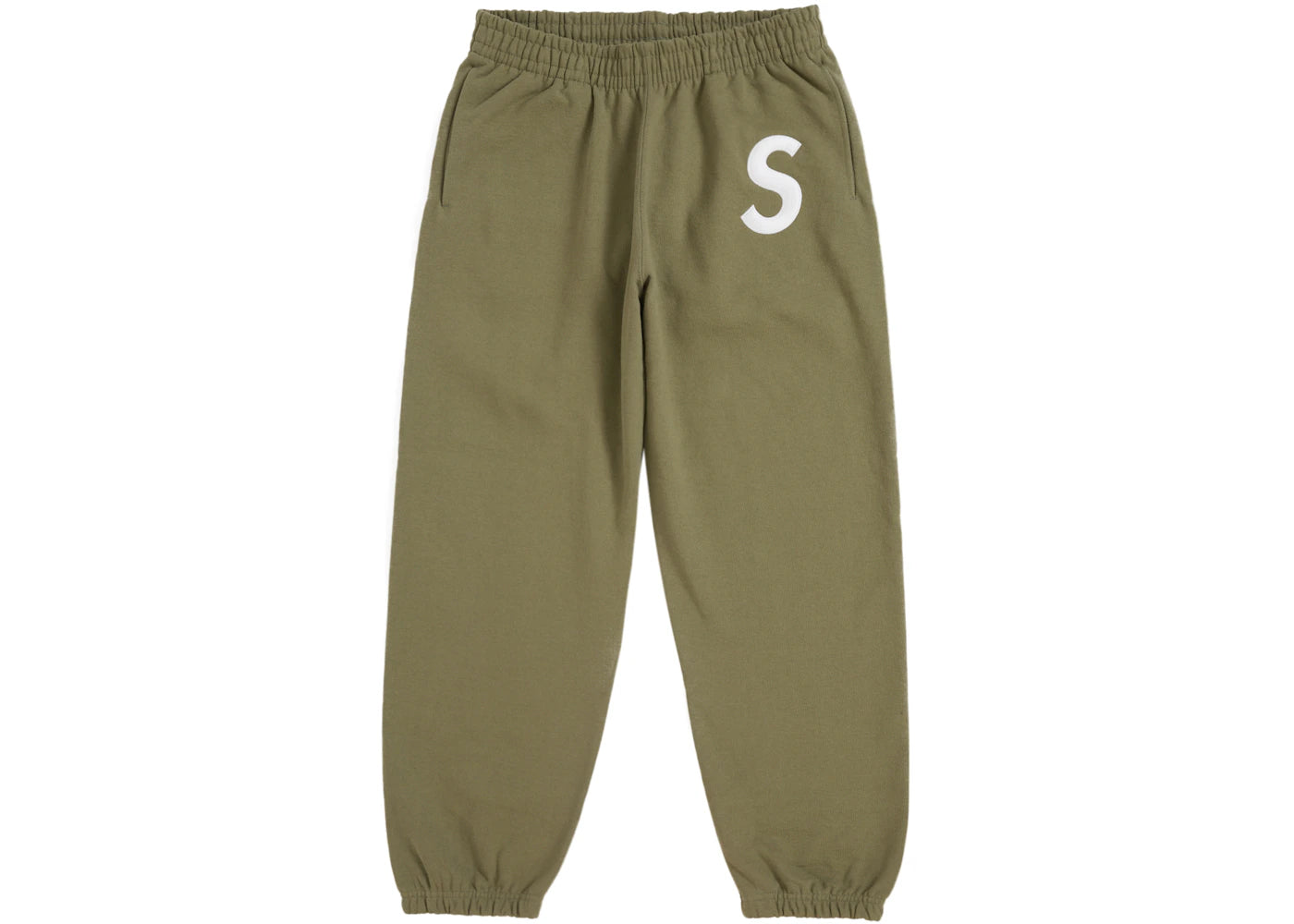 Supreme S Logo Sweatpant (FW24) Light Olive - vue 360