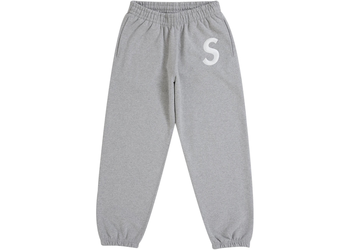 Supreme S Logo Sweatpant (FW25) Heather Grey - vue 360