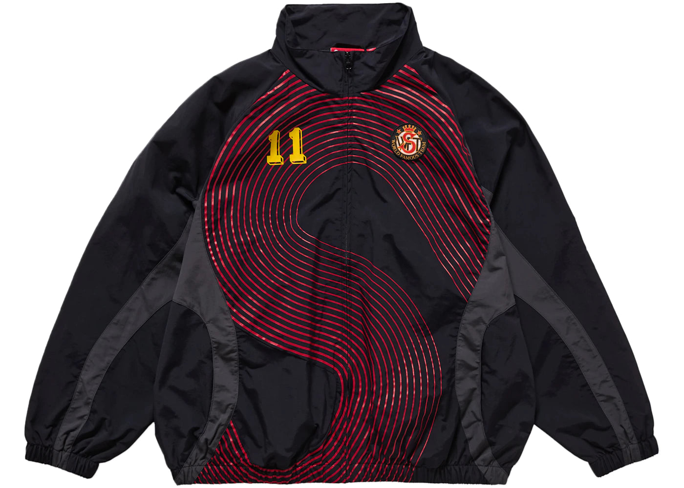Supreme S Logo Track Jacket (FW24) Black - vue secondaire A