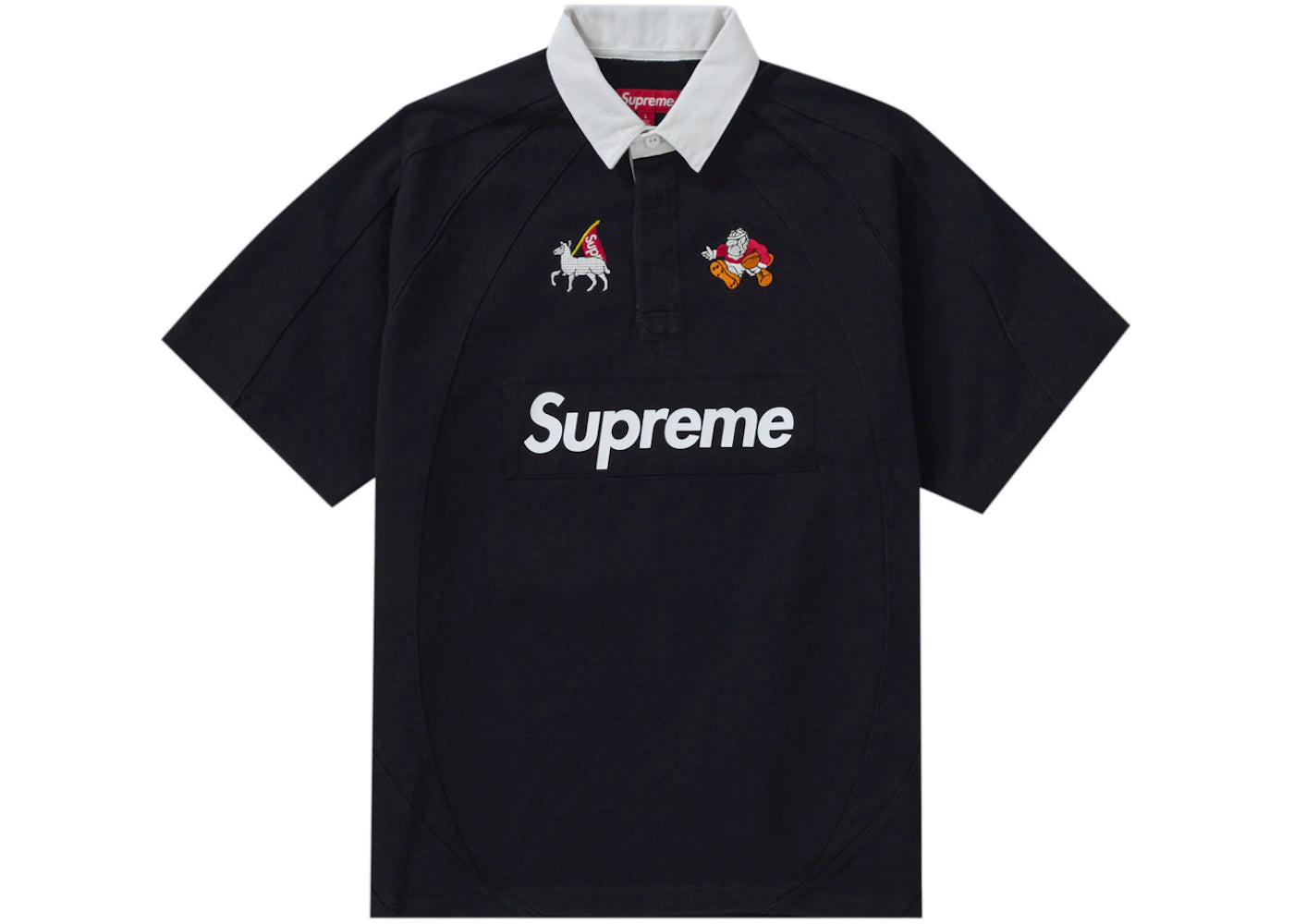 Supreme S/S Rugby Black - vue secondaire A